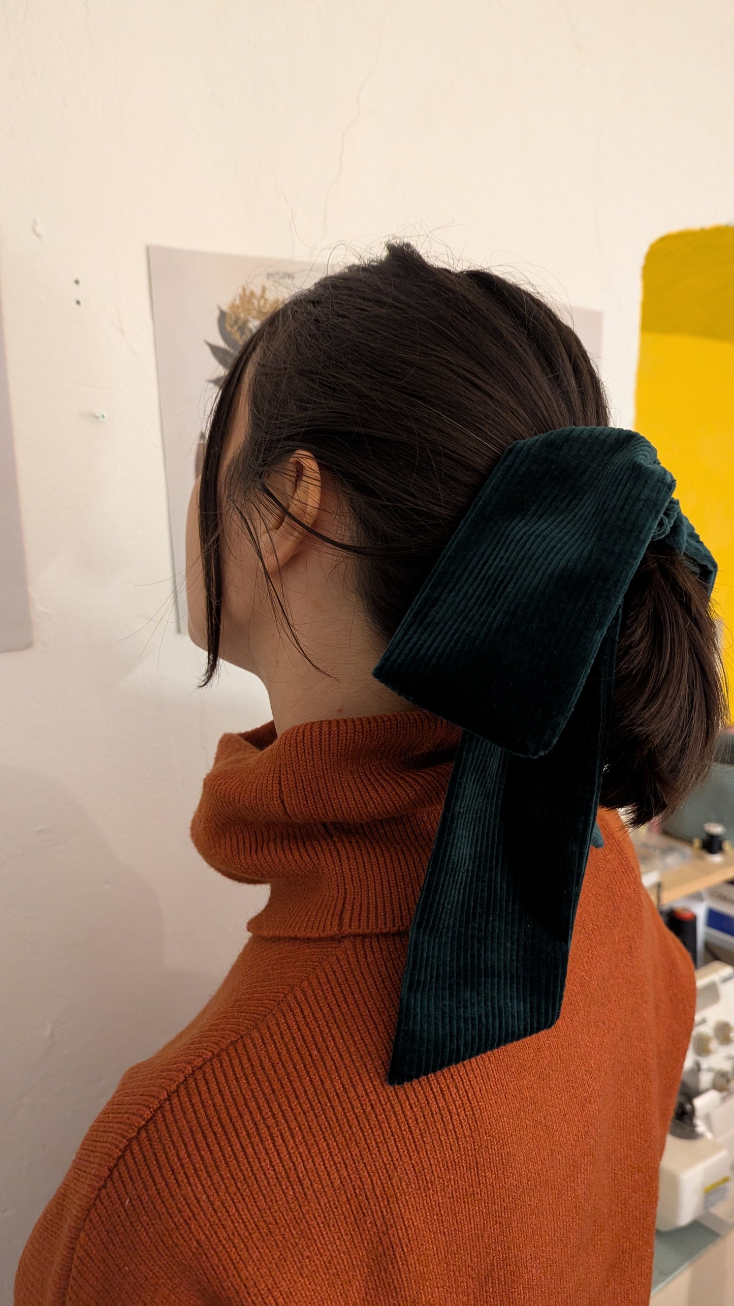 scrunchie fiocco